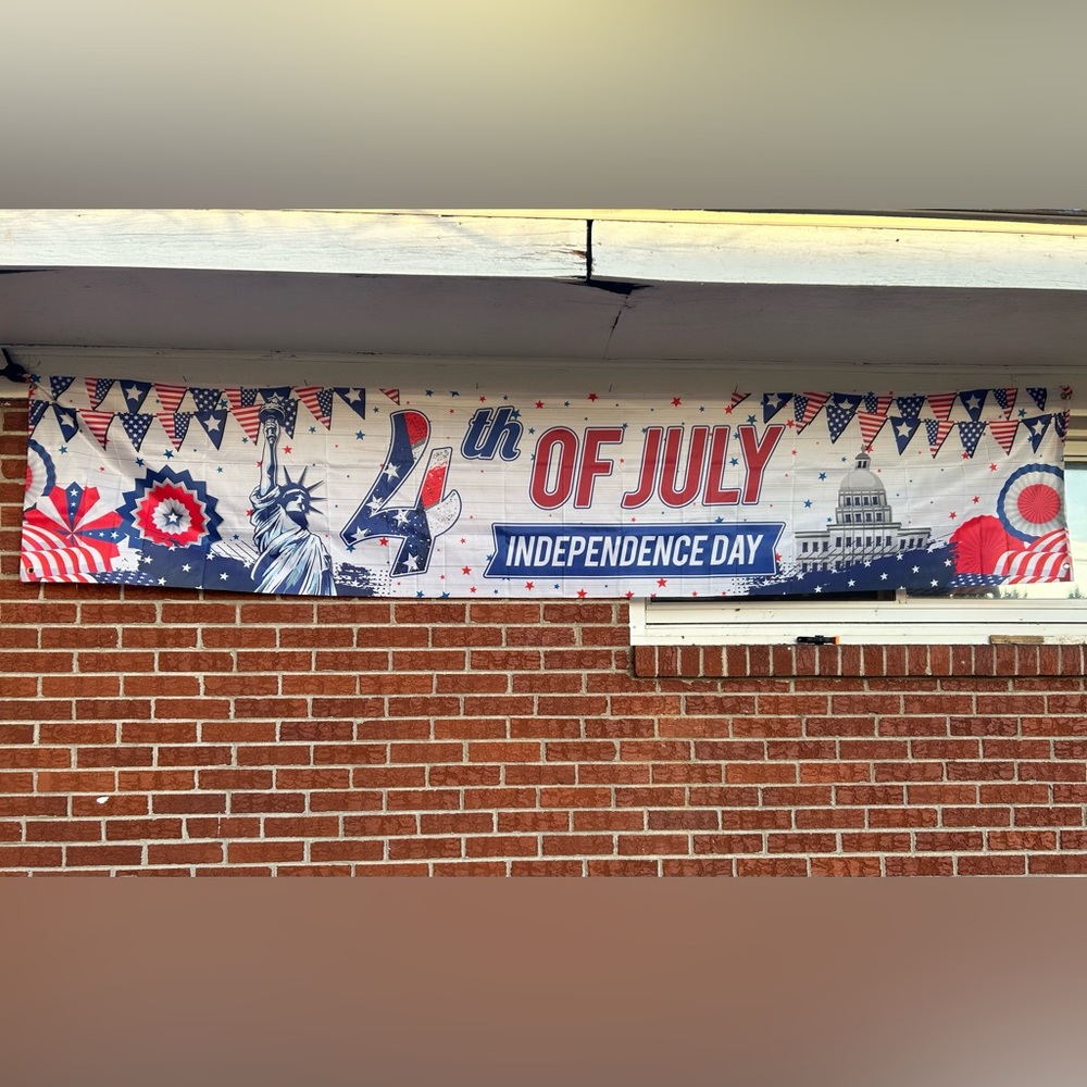 4 th.of July, Independent Day Banner#2, 120 x 20, Independent Day Celebratetion